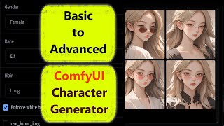 Build a Character Portrait Generator with ComfyUI API Python WebSocket and Gradio [upl. by Ydnerb]