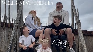 WellsnexttheSea  Vlog  Family Day out  Crabbing  Funfair  Beach [upl. by Latreece738]