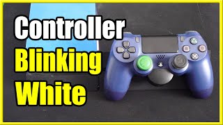 PS4 Controller Wont Connect amp Flashing White Light Best Tutorial [upl. by Lisle742]