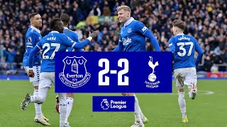 EVERTON 22 TOTTENHAM HOTSPUR  Premier League highlights [upl. by Douty]