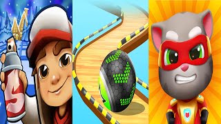 Subway Surfers  North Pole 2023 🆚 Going Balls 🆚 Talking Tom Hero Dash [upl. by Atonsah52]