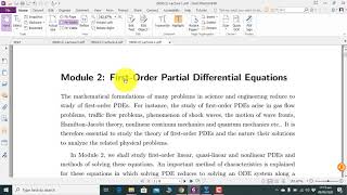 4Nonlinear Partial differential Eqs Method of Characteristics [upl. by Alistair694]