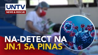 18 cases ng bagong variant ng COVID19 JN1 natuklasan ng DOH sa bansa [upl. by Balbur]