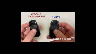 duplicazione telecomando came [upl. by Irap]