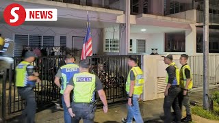 GISB probe Police inspect homes of GISB members in Rawang [upl. by Rollecnahc]