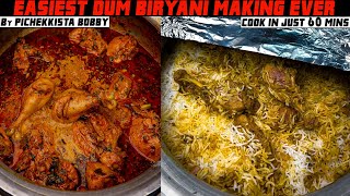 This is the only way to make delicious CHICKEN DUM BIRYANI IN JUST ONE HOUR 1KG CHICKEN DUM BIRYANI [upl. by Christis]