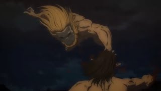 Eren vs Jaw titan amp Survey corps vs Cart titan Attack on titan season 4 ep 7 [upl. by Mozza]