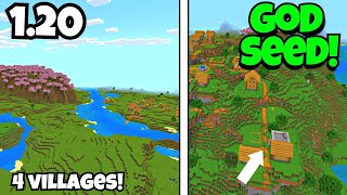 🤫BEST Plains Villages SEEDS For Minecraft 120 Bedrock [upl. by Benia]