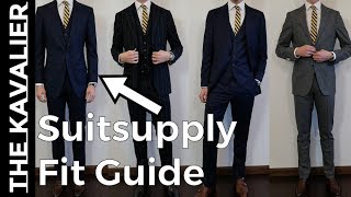 Suitsupply Suit Fit Guide  Havana Sienna Washington Jort La Spalla [upl. by Arimlede]