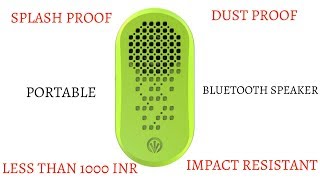 Splashproof Bluetooth Speaker With Microphone Under 1000 INR [upl. by Bartram489]