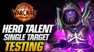 War Within Warlock Damage Testing For EVERY Hero Talent and Spec [upl. by Damal226]