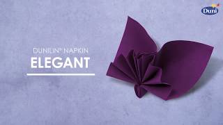 Bunzl Foodservice  Servet vouwen Napkin folding Elegant [upl. by Eisse]