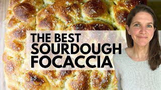 Amazing and Simple Sourdough Focaccia [upl. by Lehcim]