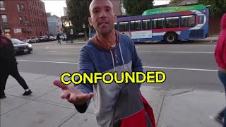 Street Evangelist gets Confounded by the Hebrew Israelites [upl. by Chappelka969]