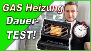 GASHEIZUNG Ofen 13KW ♨️ Laufzeit auf KLEINSTER Stufe  Highlander  Notheizung [upl. by Kalina]