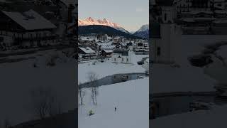 Wintermorgen in Seefeld Sonnenaufgang in Tirol [upl. by Enaols]