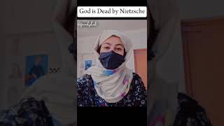 God Is Dead by Nietzsche philosophy farahshah educationalvideo god [upl. by Iliam]