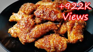 THE SECRET TO MAKE KFC STYLE HONEY GARLIC BUTTER CHICKEN WINGS MADE EASY  A MUST TRY RECIPE [upl. by Reeher593]