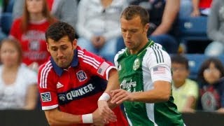 HIGHLIGHTS Chicago Fire vs Portland Timbers  June 8 2013 [upl. by Gninnahc152]