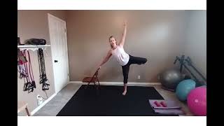 Barre Class using Light Weights and Small Ball 148 [upl. by Sivrup]