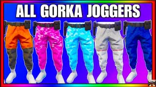 UPDATED HOW TO GET ALL GORKA JOGGERS IN GTA 5 ONLINE 168 Invisible Torso amp IAA Gun Belt [upl. by Atilahs]