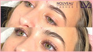 LVL LASH LIFT BY NOUVEAU LASHES  RELAXING WATCH ME WORK [upl. by Notsle755]