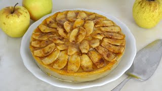 Tarta de manzana sin horno al microondas ¡Super fácil y deliciosa [upl. by Jordon]