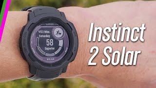 Garmin Instinct 2 InDepth Review  2 Sizes VO2 Max Unlimited Battery Life and more [upl. by Eirlav589]