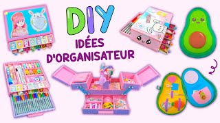 DIY IDÉES DORGANISATEUR INCROYABLES  ORGANISEUR DE BUREAU DIY À OUVERTURE DE CÔTÉ ET PLUS [upl. by Sol475]