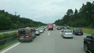 Einsatzfahrt Verkehrsunfall mit Personen auf der BAB10 [upl. by Maibach]