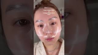 Collagen mask🙌🏻😳 skincare koreanskincareroutine [upl. by Lehctim]