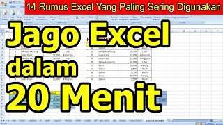 14 Rumus Excel Yang Paling Sering Digunakan [upl. by Kall]