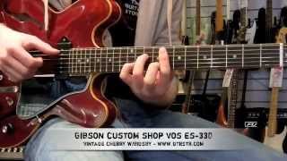 Gibson Custom Shop ES 330 VOS Cherry Bigsby SemiHollow [upl. by Ragg401]