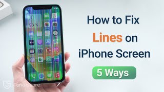 How to Fix Lines on iPhone Screen  5 Ways to Fix It  2024 Full Guide [upl. by Ann-Marie]