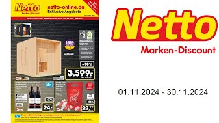 Netto MarkenDiscount Prospekt DE  vom 0111 bis 30112024 [upl. by Bryan]