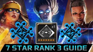 THE ULTIMATE 7 STAR RANK 3 GUIDE The Best Options for Your Catalysts and 23 Rank Up Gems  Mcoc [upl. by Ocramed808]