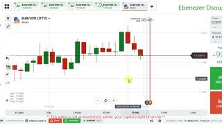 Trading on OTC with Candlestick Psychology  Iqoption [upl. by Areemas942]