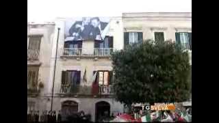 Trani il palazzo di piazza Mazzini dedicato a Paolo Borsellino [upl. by Aihsot800]