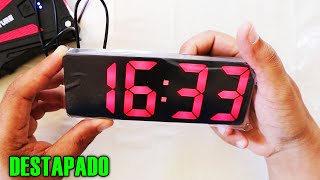 Unboxing  Destapado Reloj de Mesa Digital LED Despertador USB FLYSOCKS [upl. by Dickinson272]