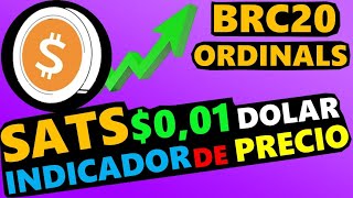 ✅ Sats Ordinals GEMA de 001 te hara millonario BRC20 red de Bitcoin token [upl. by Eirovi]