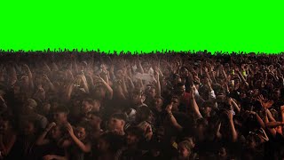 2 Concert Crowd Green Screen Background Effects Video Footage FREE [upl. by Darum144]