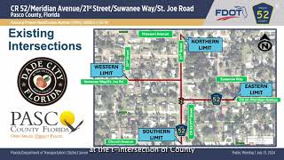 CR 52Meridian Ave Public Meeting Presentation [upl. by Odnaloy790]