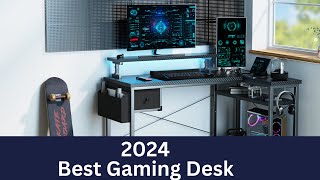 Top 5 Budget Gaming Desks on Amazon  Best Gaming Desks 2024  Best Gaming Desk 2024 [upl. by Aserehs]