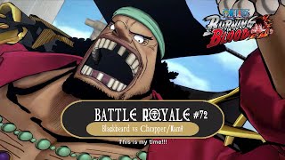 Battle Royale 72  Dual Wielder  Blackbeard Vs ChopperNami  One Piece  Burning Blood [upl. by Ayidah]