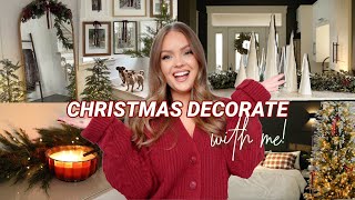 NEW CHRISTMAS DECORATE WITH ME🎄 Cozy Vibes Home Decor amp Tour 2024 [upl. by Oly]