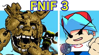 Friday Night Funkin VS Five Night In Funkin 3 DEMO FNF Mod Five Nights at Freddys 3FNaF 3 [upl. by Inahc]