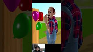 Scary Teacher 3D vs Squid Game Balloon Puncture Challenge and Get a Surprising Friend shortsvideo [upl. by Norihs]