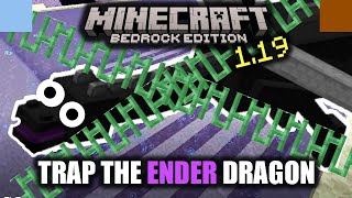 TRAPPING THE ENDER DRAGON IN A BUBBLE BATH Minecraft Bedrock 119 [upl. by Budworth]