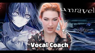 UNRAVEL by Ado is HAUNTING  Vocal Coach Reaction to LIVE and STUDIO recording [upl. by Leverick941]