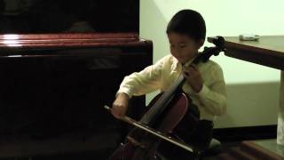 Bach Minuet No 2 Suzuki Cello Book 1 [upl. by Andrew22]